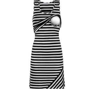 Maternity/Nursing Striped Dress